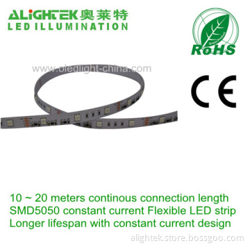 5050 Constant Current 30pcs Led Strip Ribbon Light 24vdc 12mm White Pcb 